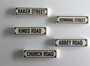 Straatnamen UK setje van 5