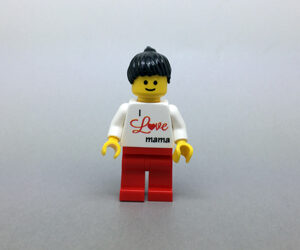 Minifig 'I love mama'