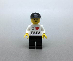 Minifig 'I love papa'