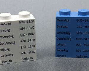 Mijn blokje Lego openingsuren