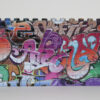 Graffitimuur vierkant - Afbeelding 2