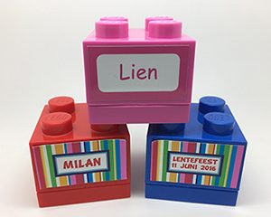 Minibox label streep