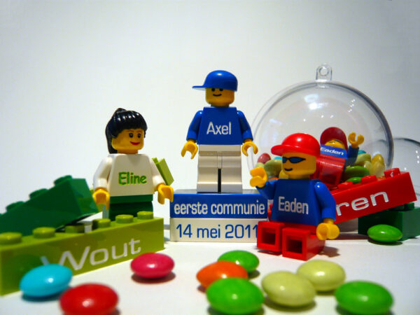 Minifig jongens op magneetblok (min 10 stuks) - Afbeelding 7