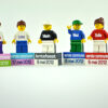 Minifig meisjes op magneetblok (min 10 stuks) - Afbeelding 8