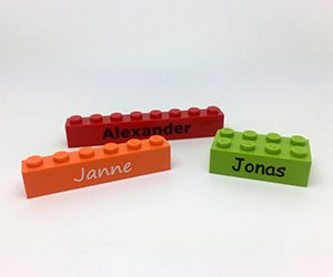 Lego blokje met naam