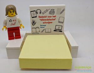 Lego eindeschooljaar bedankje