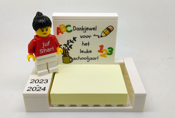 Post-it houder bedankje einde schooljaar met naam - Afbeelding 4