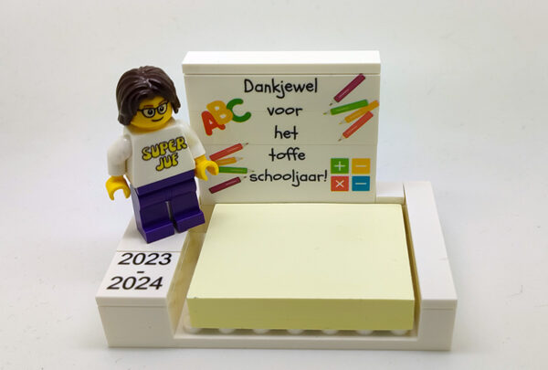 Post-it houder bedankje einde schooljaar standaard