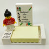 Post-it houder bedankje met minifig met naam - Afbeelding 6