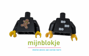 Lego Minifig Kersttrui Kerstmis Kersttorso Cookie Mijn Blokje