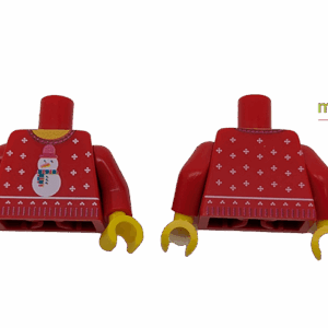 Lego Minifig Kersttrui Kerstmis Kersttorso Sneeuwman Mijn Blokje