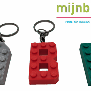Legoletter sleutelhanger 3d-print mijnblokje etsy