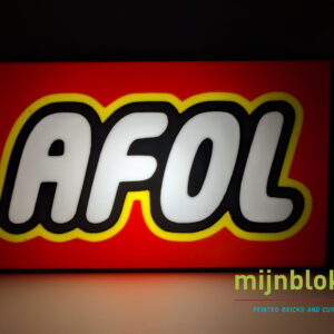Mijnblokje afdult fan of lego AFOL Lightbox 3d print