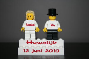 Minifigs koppel - Valentijn of Huwelijk